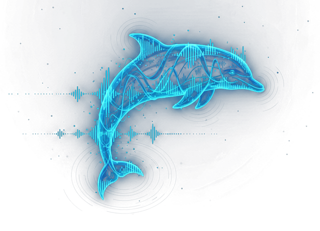 Silent Echoes celestial dolphin